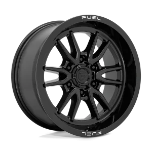 Fuel – D760 CLASH – Black – 18″x9″ 1mm – All weather Wheels – D76018909450
